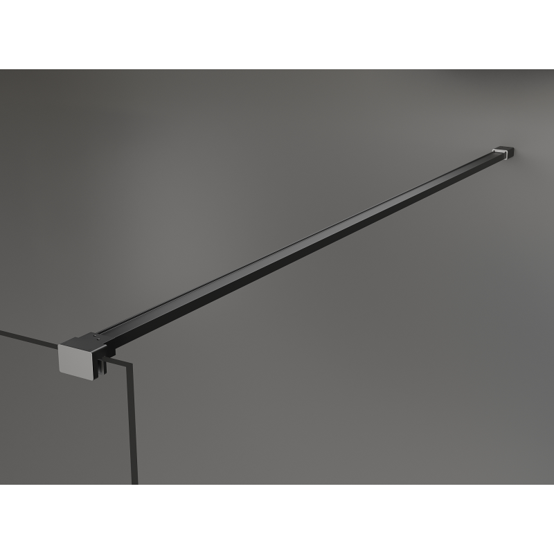 Mexen Kioto Duschwand Walk-in 120 x 200 cm, Bronze 8 mm, Gun Metal - 800-120-101-95-32