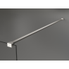 Mexen Kioto Duschwand Walk-in 70 x 200 cm, Bronze 8 mm, gebürsteter Nickel - 800-070-101-97-32