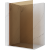Mexen Kioto L Duschwand Walk-in 90 x 200 cm, Bronze, Roségold - 800-090-103-60-32