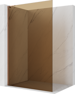 Mexen Kioto L Duschwand Walk-in 90 x 200 cm, Bronze, Roségold - 800-090-103-60-32