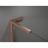 Mexen Kioto L Duschwand Walk-in 80 x 200 cm, Bronze, gebürstetes Kupfer - 800-080-103-65-32