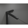 Mexen Kioto L Duschwand Walk-in 90 x 200 cm, Bronze, Schwarz - 800-090-103-70-32