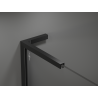 Mexen Kioto L Duschwand Walk-in 120 x 200 cm, Bronze, Schwarz - 800-120-103-70-32