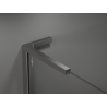 Mexen Kioto L Duschwand Walk-in 70 x 200 cm, Bronze, Gun Metal - 800-070-103-95-32