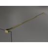 Mexen Kioto freistehende Duschwand 100 x 200 cm, bronze 8 mm, gold - 800-100-002-50-32