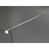 Mexen Kioto Freistehende Duschwand 110 x 200 cm, Bronze 8 mm, gebürsteter Nickel - 800-110-002-97-32