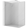 Mexen Kioto-P Duschwand Walk-in 110 x 200 cm, transparent 8 mm, Chrom - 800-110-101-01-00-P
