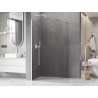 Mexen Kioto-P Duschwand Walk-in 70 x 200 cm, transparent 8 mm, weiß - 800-070-101-20-00-P