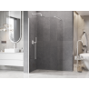 Mexen Kioto-P Duschrückwand Walk-in 80 x 200 cm, transparent 8 mm, weiß - 800-080-101-20-00-P