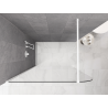 Mexen Kioto-P Duschwand Walk-in 110 x 200 cm, transparent 8 mm, weiß - 800-110-101-20-00-P