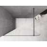 Mexen Kioto-P Duschwand Walk-in 70 x 200 cm, transparent 8 mm, Gun Metal - 800-070-101-95-00-P