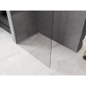 Mexen Kioto-P Duschwand Walk-in 80 x 200 cm, transparent 8 mm, gun metal - 800-080-101-95-00-P
