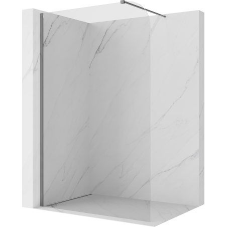 Mexen Kioto-P Duschwand Walk-in 100 x 200 cm, transparent 8 mm, Gun Metal - 800-100-101-95-00-P