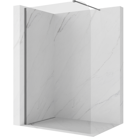 Mexen Kioto-P Duschwand Walk-in 130 x 200 cm, transparent 8 mm, Gun Metal - 800-130-101-95-00-P