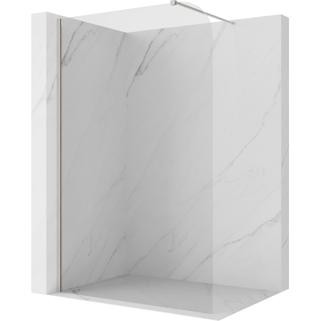 Mexen Kioto-P Duschwand Walk-in 70 x 200 cm, transparent 8 mm, gebürsteter Nickel - 800-070-101-97-00-P