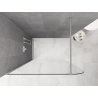 Mexen Kioto-P Duschwand Walk-in 70 x 200 cm, transparent 8 mm, gebürsteter Nickel - 800-070-101-97-00-P