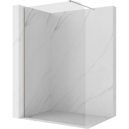 Mexen Kioto-P Duschwand Walk-in 100 x 200 cm, transparent 8 mm, gebürstetes Nickel - 800-100-101-97-00-P