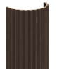 Mexen Ovalo 01 flexible geriffelte Wandlatten 280 x 36 cm, technisches Furnier, Eiche Mocca - S130-280-01-045