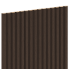 Mexen Ovalo 02 flexible gerillte Wandpaneele 280 x 36 cm, technisches Furnier, Eiche Mocca - S130-280-02-045