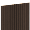Mexen Ovalo 03 elastische, geriffelte Wandpaneele 280 x 36 cm, technisches Furnier, Mocca Eiche - S130-280-03-045