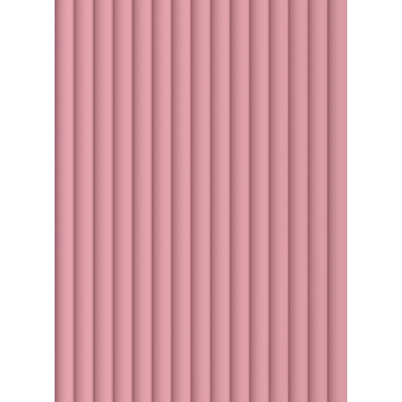 Mexen Strio 02 Probe von gerillten Wandpaneelen, rosa - S120-02-307-S