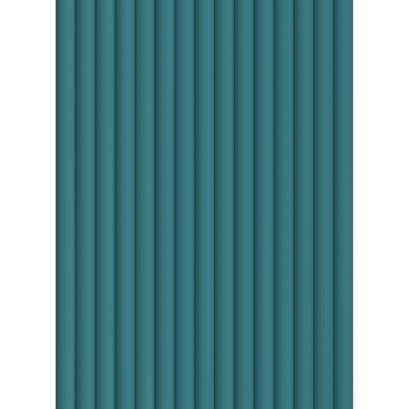 Mexen Strio 02 Probe von geriffelten Wandlamellen, dunkles Türkis - S120-02-312-S