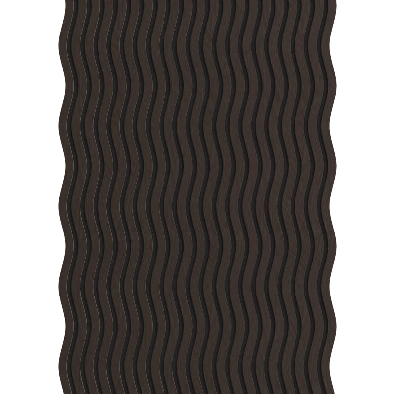 Mexen Lam-SF 01 Muster akustischer Wandlamellen, Filz 9 mm, technisches Furnier, Schwarze Eiche - S106-01-046-S