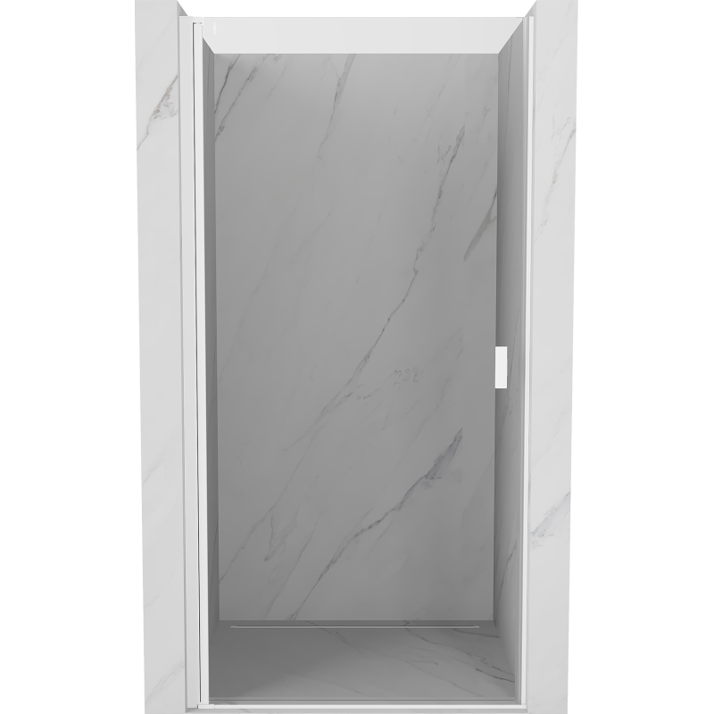 Mexen Mist-B Duschdrehtür 65 cm, transparent, weiß - 8A2-065-000-20-00