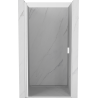 Mexen Mist-B Duschtür schwenkbar 75 cm, transparent, weiß - 8A2-075-000-20-00
