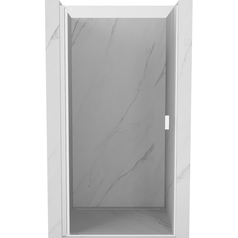 Mexen Mist-B Duschdrehtür 100 cm, transparent, weiß - 8A2-100-000-20-00