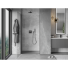 Mexen Mist-B Pendeltür für Dusche 70 cm, transparent, Gunmetal - 8A2-070-000-95-00