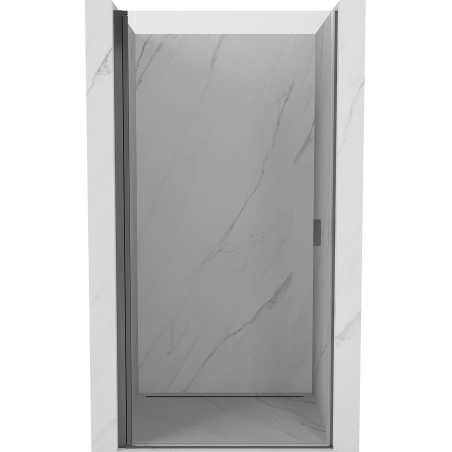 Mexen Mist-B Duschtür schwenkbar 80 cm, transparent, Gun Metal - 8A2-080-000-95-00