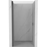 Mexen Mist-B Schwenkbare Duschabtrennung 100 cm, transparent, Gun Metal - 8A2-100-000-95-00