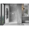 Mexen Mist-B pendeltür dusche 60 cm, transparent, gebürsteter nickel - 8A2-060-000-97-00