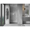 Mexen Mist-B Pendeltür Dusche 85 cm, transparent, gebürsteter Nickel - 8A2-085-000-97-00