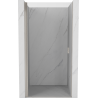 Mexen Mist-B Pendeltür Dusche 85 cm, transparent, gebürsteter Nickel - 8A2-085-000-97-00