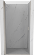 Mexen Mist-B Duschtür schwenkbar 100 cm, transparent, gebürsteter Nickel - 8A2-100-000-97-00