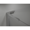 Mexen Kioto L Duschtür Walk-in 100 x 200 cm, ombre weiß 8 mm, chrom - 800-100-103-01-86
