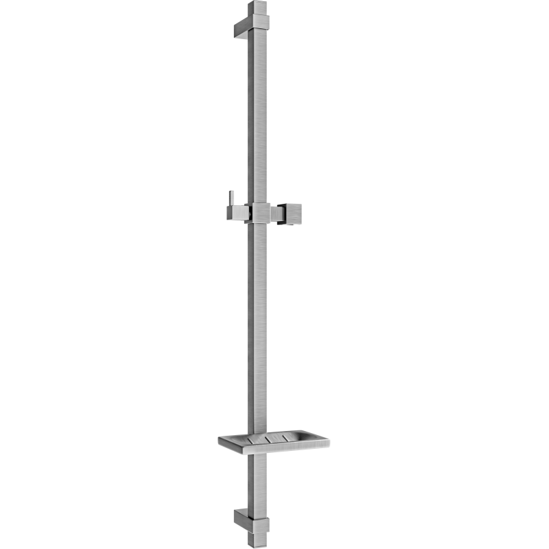 Mexen DQ Duschstange mit Seifenschale 80 cm, Graphit - 79381-66