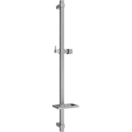 Mexen DQ Duschstange mit Seifenschale 80 cm, Graphit - 79381-66