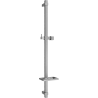 Mexen DQ Duschstange mit Seifenschale 80 cm, Graphit - 79381-66