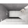 Mexen Kioto L Duschwand Walk-in 120 x 200 cm, ombre schwarz 8 mm, weiß - 800-120-103-20-76