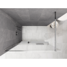 Mexen Kioto+ Duschwand mit Ablage Walk-in 140 x 200 cm, Ombre Weiß 8 mm, Chrom - 800-140-121-01-86