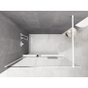 Mexen Kioto+ Duschwand mit Regal Walk-in 70 x 200 cm, ombre weiß 8 mm, weiß - 800-070-121-20-86