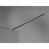 Mexen Kioto+ Duschwand mit Ablage Walk-in 120 x 200 cm, Ombre Weiß 8 mm, Gun Metal - 800-120-121-95-86