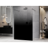 Mexen Kioto freistehende Duschwand 100 x 200 cm, Ombre Schwarz 8 mm, Schwarz - 800-100-002-70-76