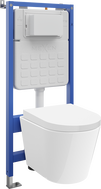 Mexen Rico Unterputz-WC-Set Tex Slim mit WC-Schüssel und Soft-Close-Sitz, weiß - 610030720200
