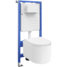 Mexen Sofia Unterputz-WC-Set Tex Slim mit WC-Schüssel und Soft-Close-Sitz, weiß - 610030540200