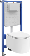 Mexen Sofia Unterputz-WC-Set Tex Slim mit WC-Keramik Tornado und Soft-Close-Sitz, weiß - 610030540500T