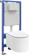Mexen Sofia Unterputz-WC-Set Tex Slim mit WC-Schüssel und Soft-Close-Sitz, weiß - 610030544000